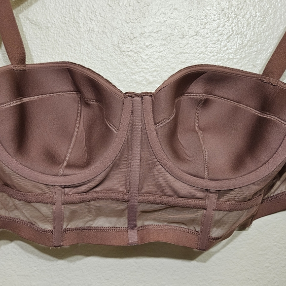 Victoria's Secret Sheer Mesh Bralette - Brown - Picture 10 of 11